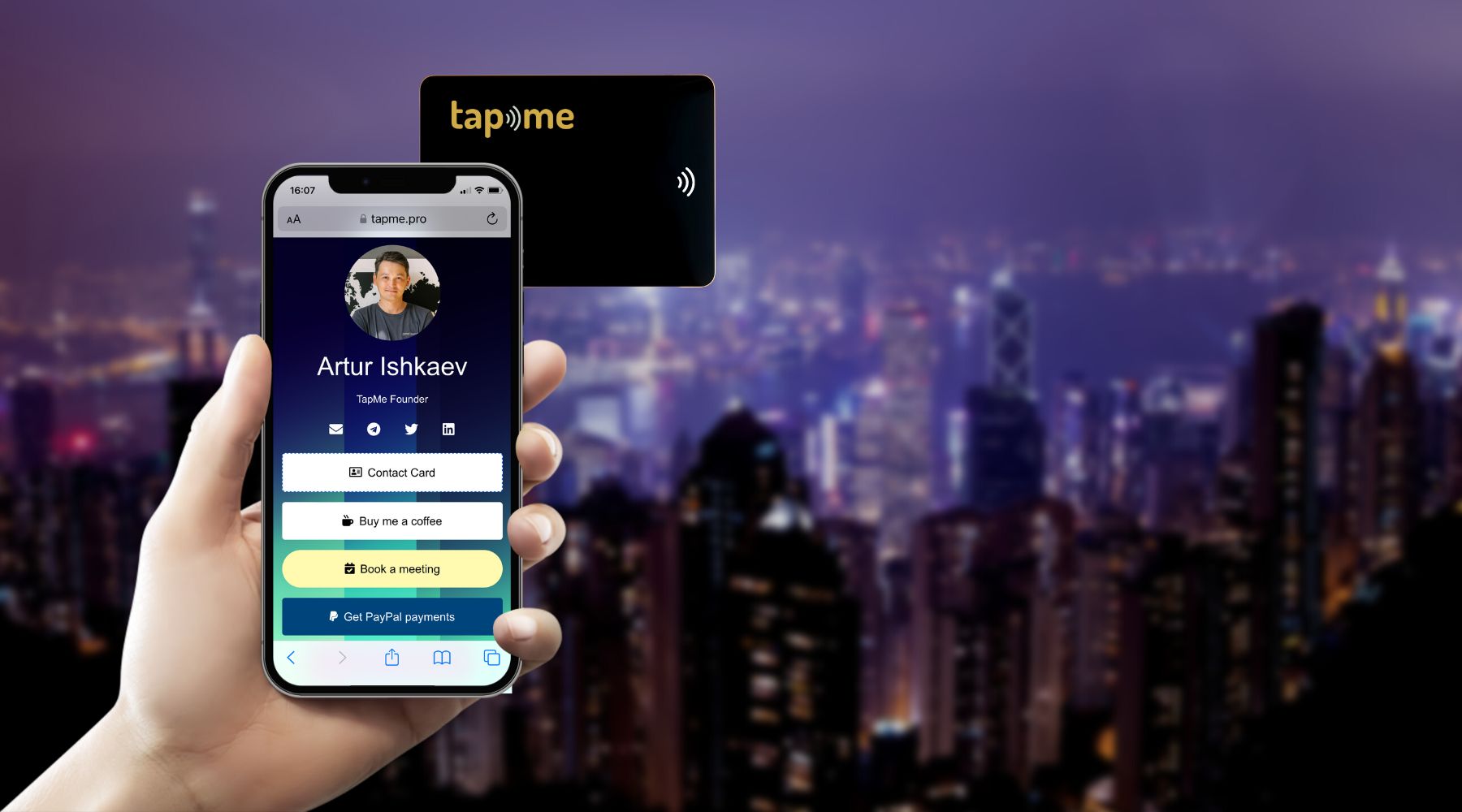 Load video: Please watch the video below to write your TapMe.Pro Biolink URL to your TapMe.Pro NFC card.